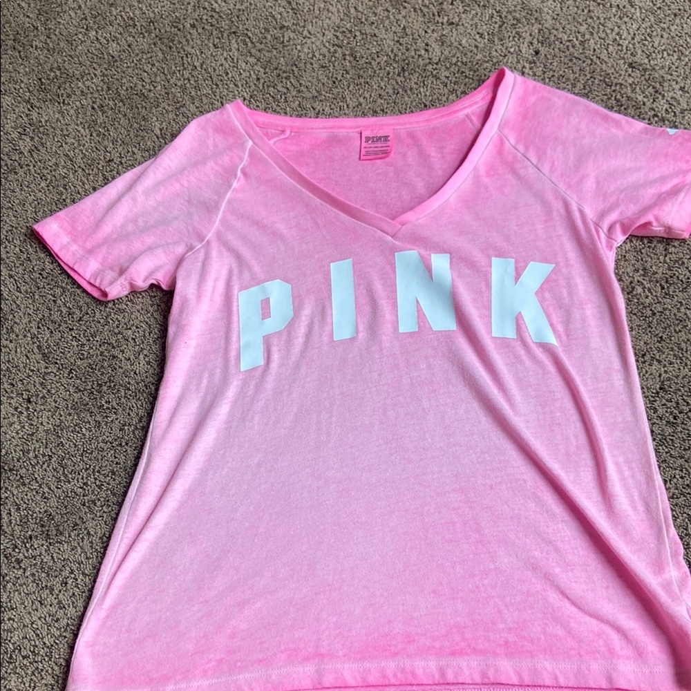 Victoria's Secret Pink V-Neck T-Shirt